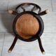 Antique curved wooden children's chair by Fischel, early 20th century.