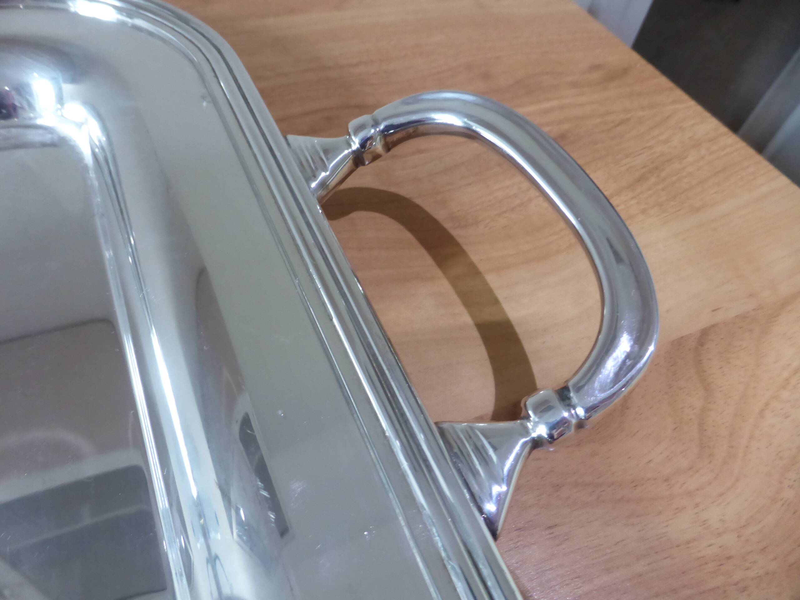 Silver-plated metal tray Cesa 240567