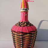 Vintage "scoubidou" bottle