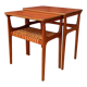 Pair of side tables model 15, designed by Erling Torvits, Heltborg Møbler, Denmark, 1960s