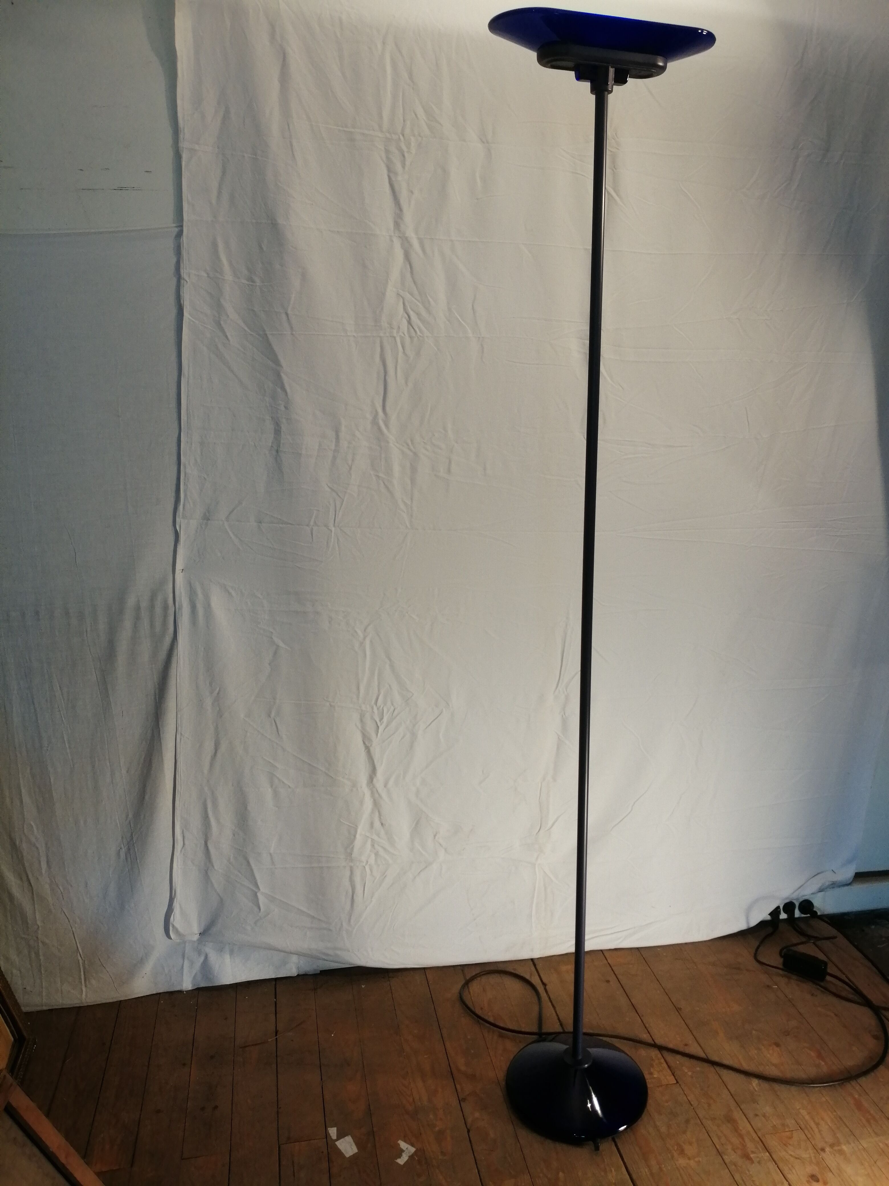 Lampadaire italien en verre Jill design par King, Miranda & Arnaldi pour Arteluce