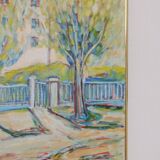 Swedish Oil on Canvas – “Sapri, Italy” by Gunnar Ingemar Erixon