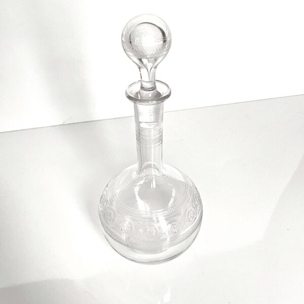 Carafe en cristal Baccarat   Modèle Athénienne   Style Art Nouveau