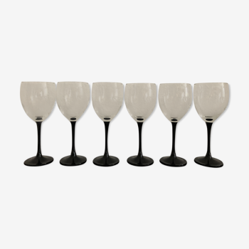 Set de 6 verres vin Luminarc vintage