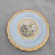Assiette de collection "l'art de Chokin" or 24 K, made in Japan, vintage