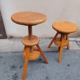 Pair of workshop stools