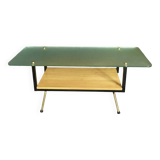 Coffee table with frosted glass top