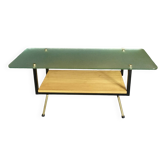 Coffee table with frosted glass top
