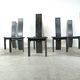 Set of 8 dining chairs by Rob & Dries van den Berghe, 1980s - set of 8