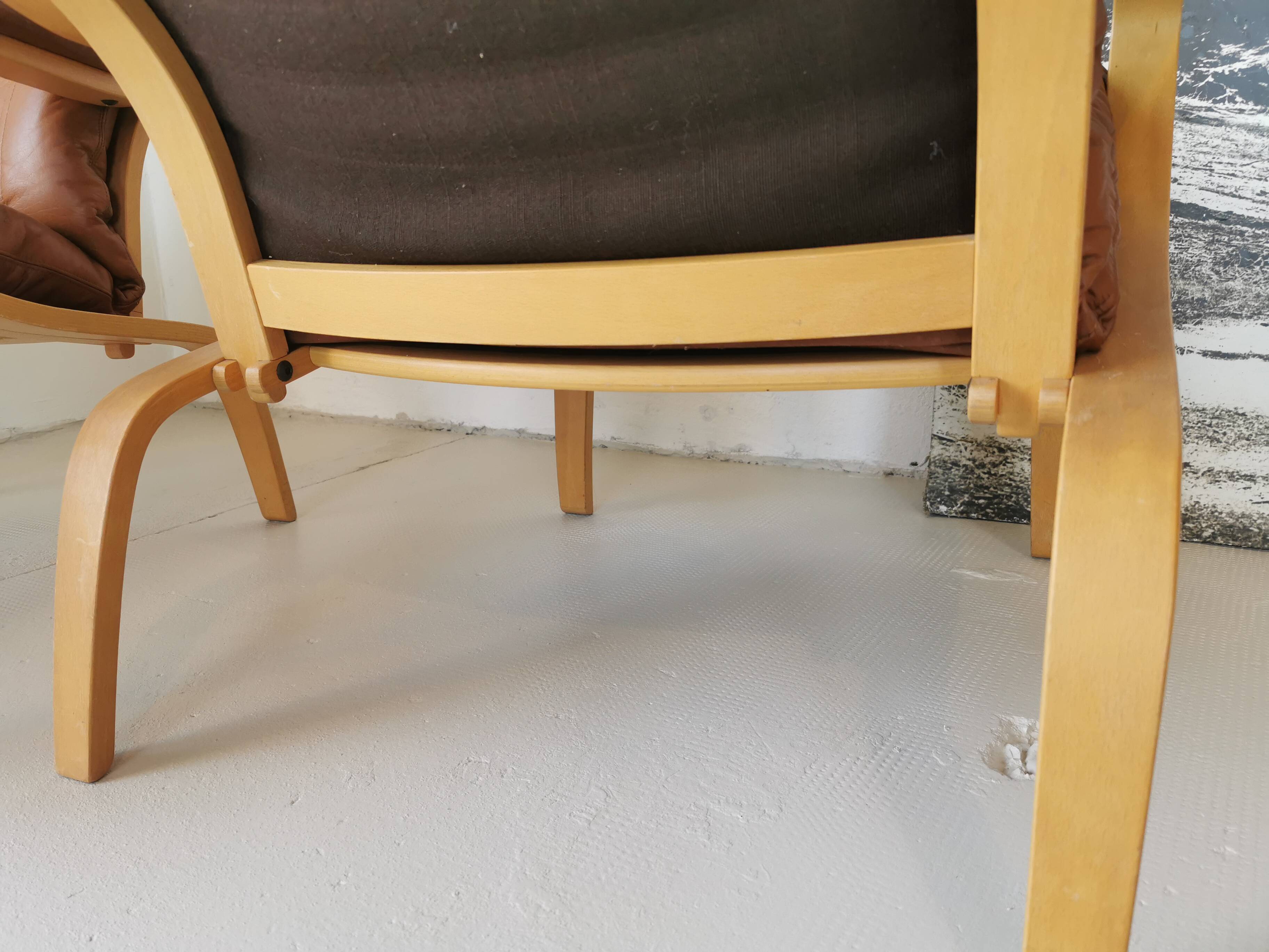 Pair of vintage Scandinavian armchairs