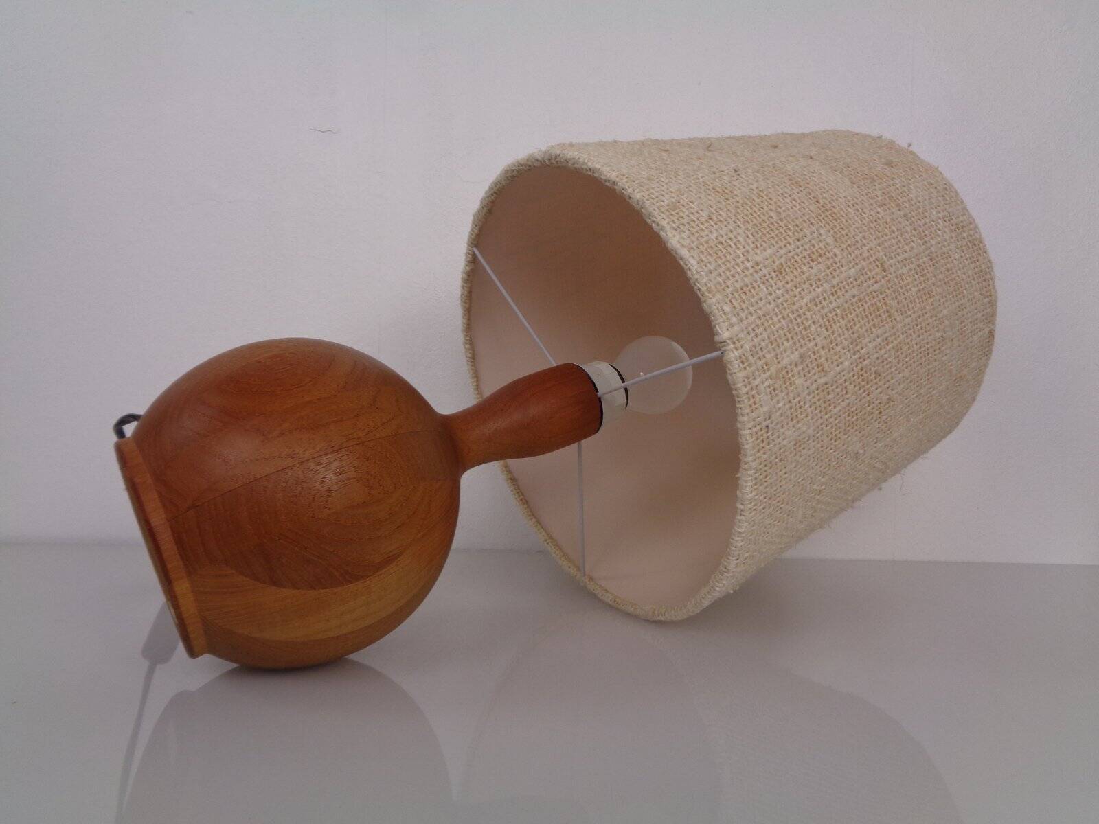 Teak Table Lamp from Domus, 1960s