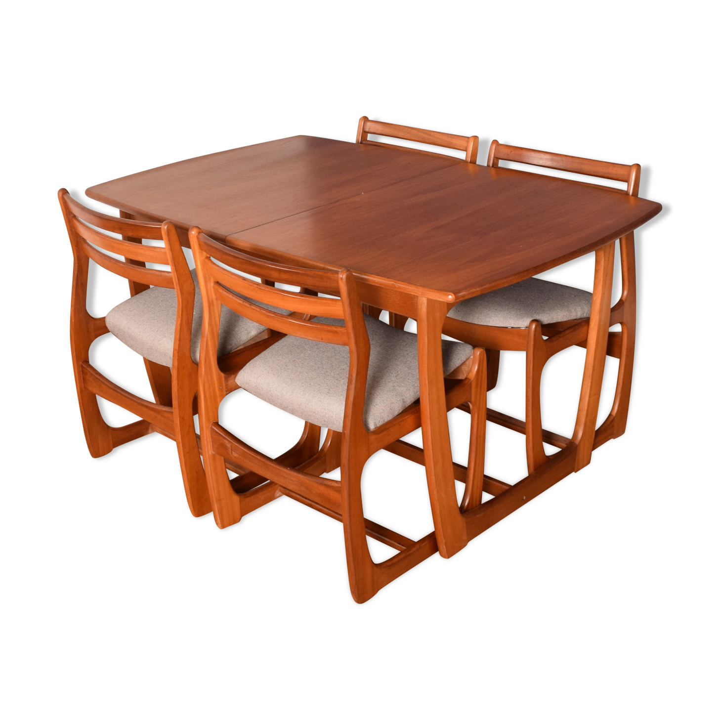 Dining table & 4 chairs 1960
