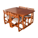 Dining table & 4 chairs 1960