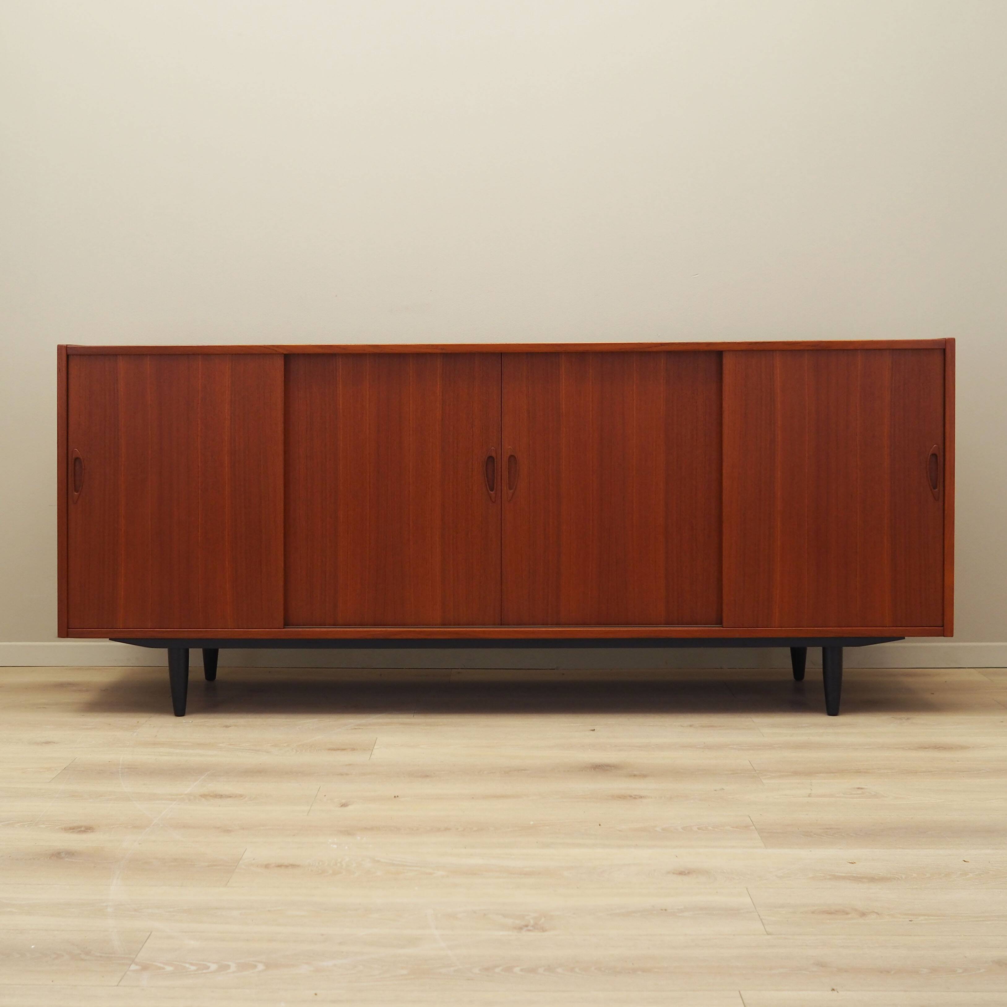 Teak sideboard, Danish design, 1970s, production: Denmark