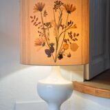 Lampe abat jour tissé main