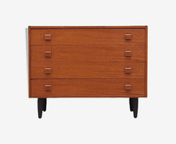 Commode en teck, design danois, années 1970, fabriqué au Danemark