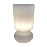 White glass paste lamp