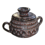 Ceramic pot with lid by Jean Austruy Vallauris