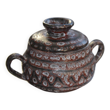 Céramique pot avec couvercle de Jean Austruy Vallauris