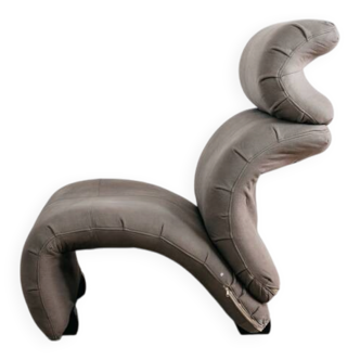 Poltrona Waves Design Anni 80 Vintage Modernariato 1970’s Lounge Chair