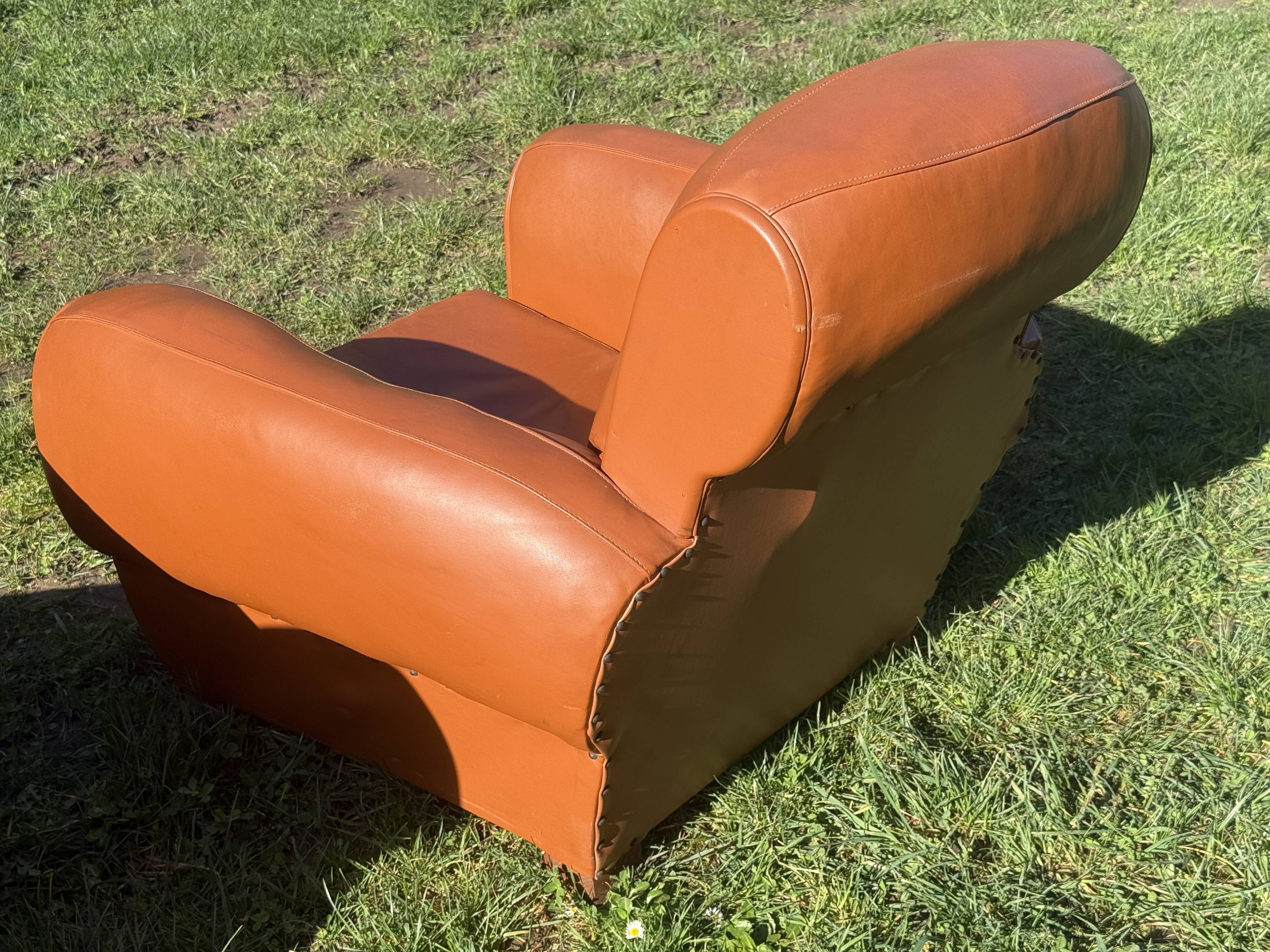 pair of leather clubs