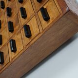 Dutch Beech / Pine Industrial Apothecary / Workshop Cabinet, circa 1950s