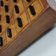 Dutch industrial apothecary cabinet in beech/pine, circa 1950s