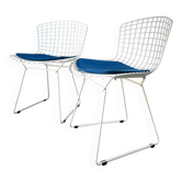 Paire de chaises de salle à manger 420 par Harry Bertoia pour Knoll International, années 1970