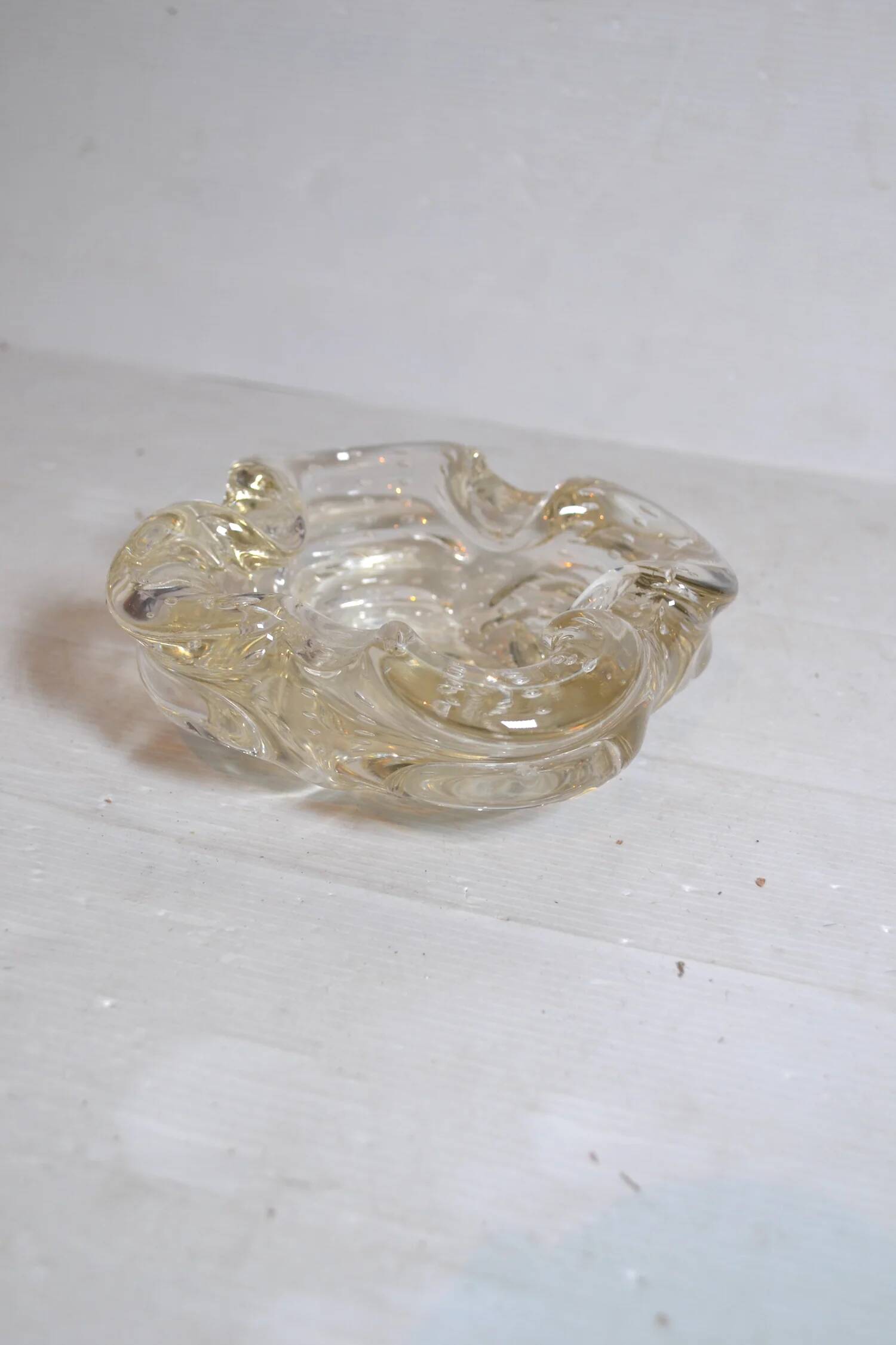 Murano glass ashtray