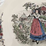 Large Sarreguemines Obernai model pie or cake dish