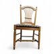 2 x rustic French country cottage side / dining chairs