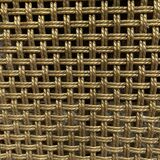 Gold metal wire mesh wall coat rack