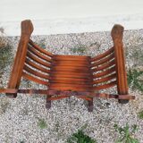 "Dagobert" folding chair with lion heads