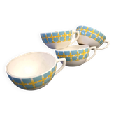Set of 4 Golden Clover mugs