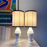 Pair of marble "Duck" bedside lamps - 1970.