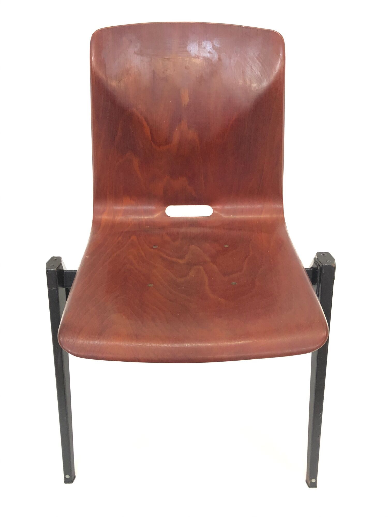 Vintage set of four Galvanitas S22 school chairs in the Netherlands