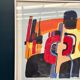 Original Swedish Colour Lithograph – “Composition” by Bo Thorén – Signed – Vintage & Framed