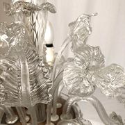 Murano glass chandelier with four light arms, late 19th century.