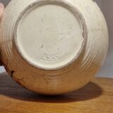 Flowering pottery vase