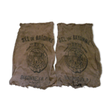 Jute bags printed old