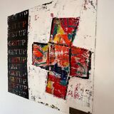 Contemporary oil painting on canvas