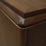 Walnut highboard, Danish design, 1960s, production: Denmark