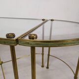 Tables basse laiton doré