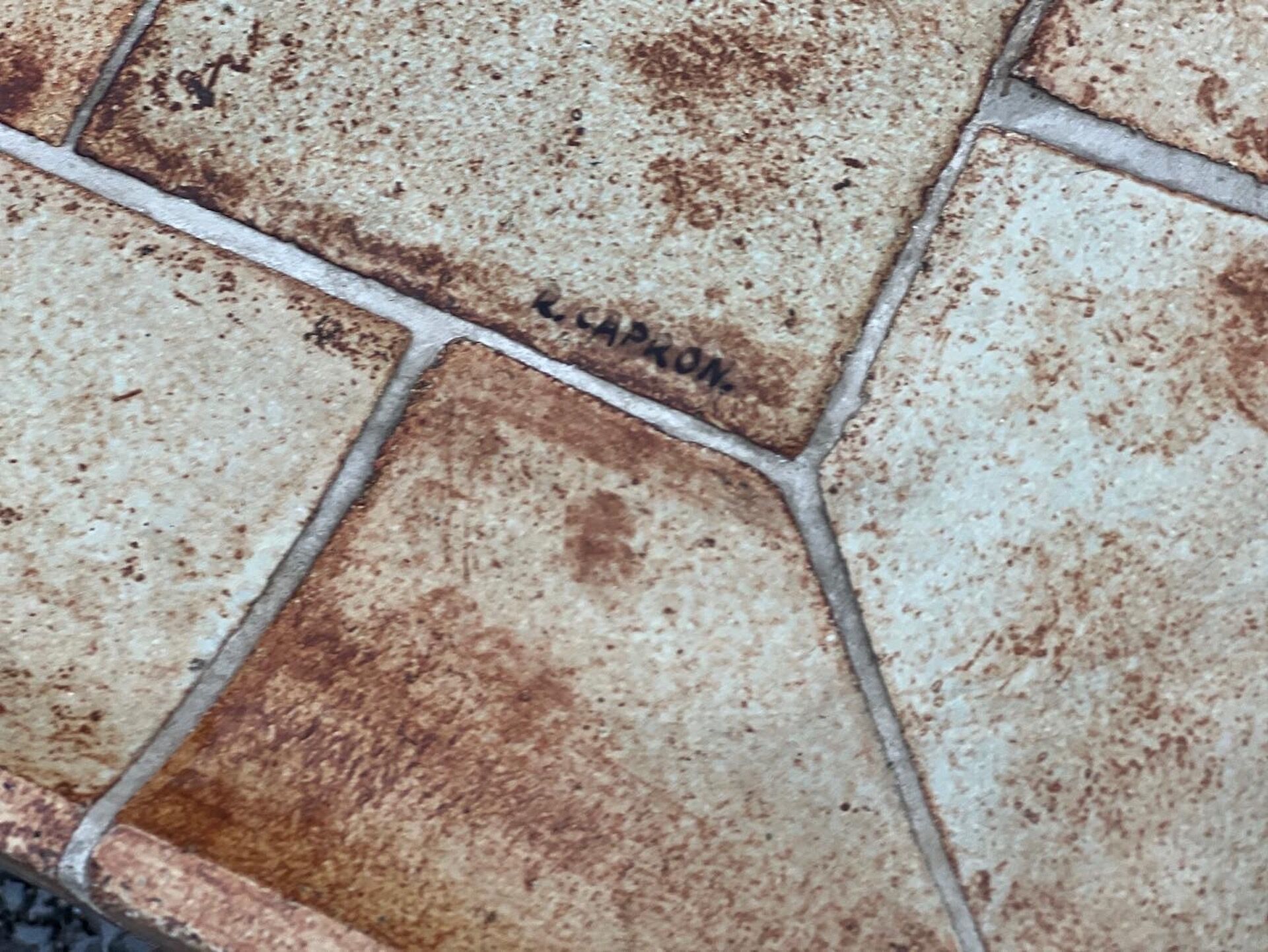 Roger Capron coffee table model "Cuvette" 1960