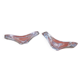 Paire de coupes/ Bougeoirs cristal de Daum