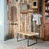 Vintage industrial coffee table (refurbished)