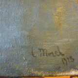 Tableaux sur bois signés darba 1962