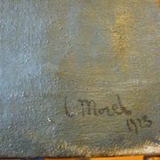 Paintings on wood signed darba 1962