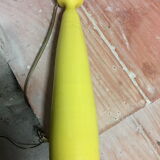 Yellow ceramic lamps pair
