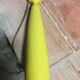 Yellow ceramic lamps pair